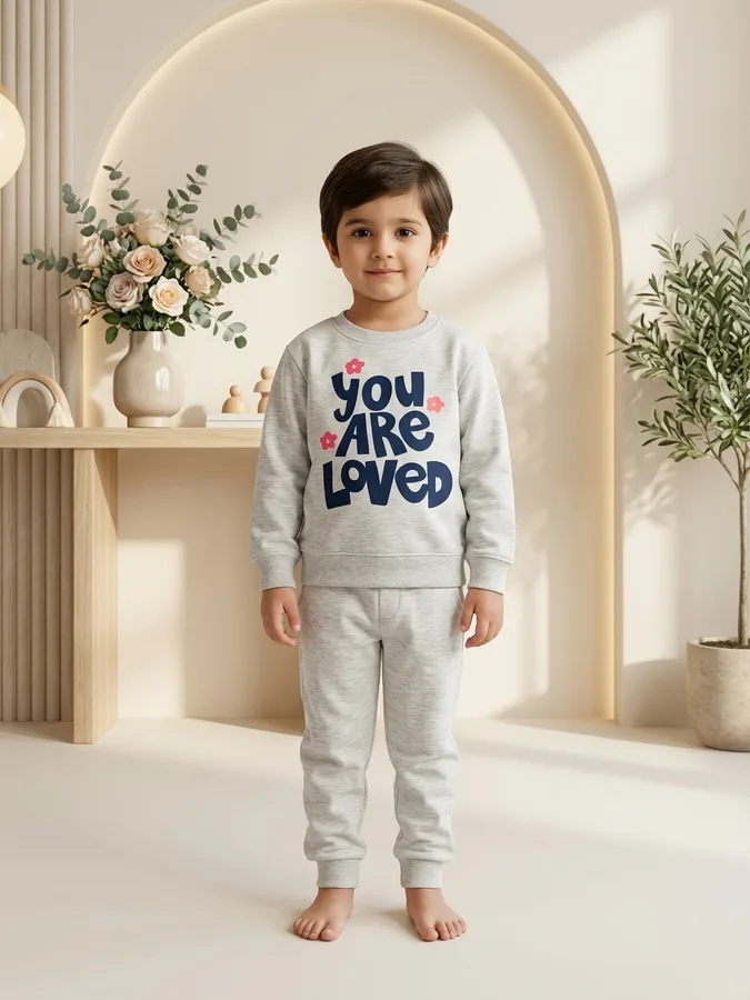Kids Grey Loungewear Set